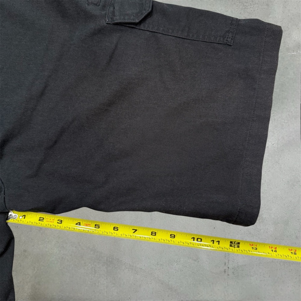 Dickies Flex Relaxed Fit Cargo Shorts Mens 32 Black WR557BK Workwear Vtg Style - Picture 9 of 9